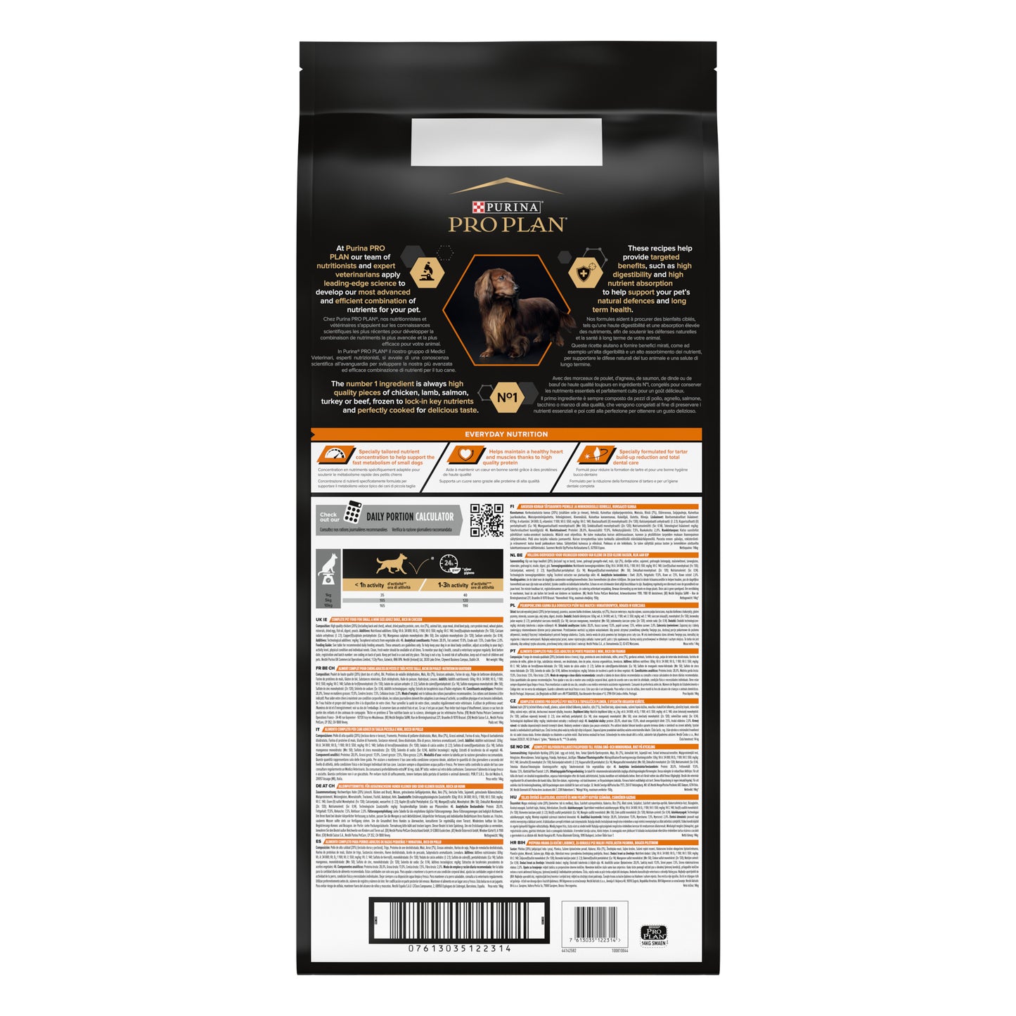 Pro Plan - Small & Mini Adult Rijk aan Kip - 14 kg - Woeff