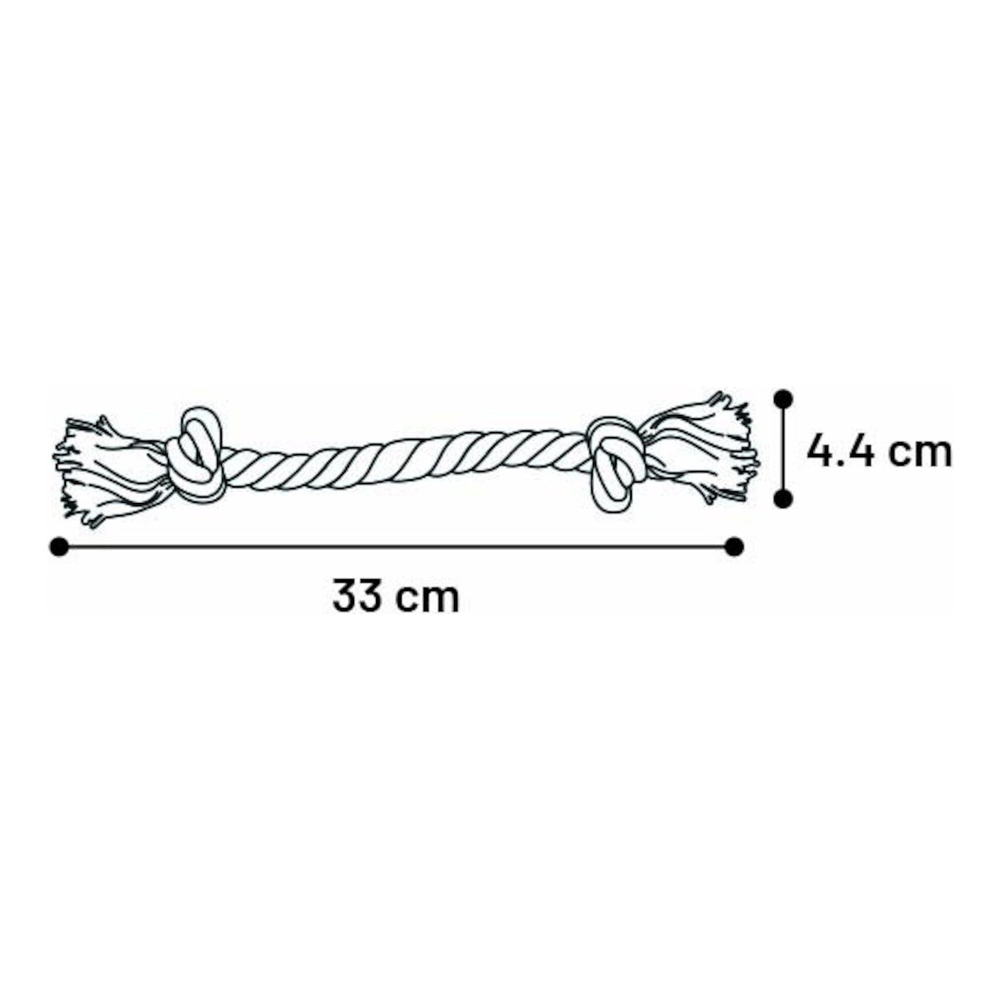 Kush Touw met 2 Knopen - Woeff