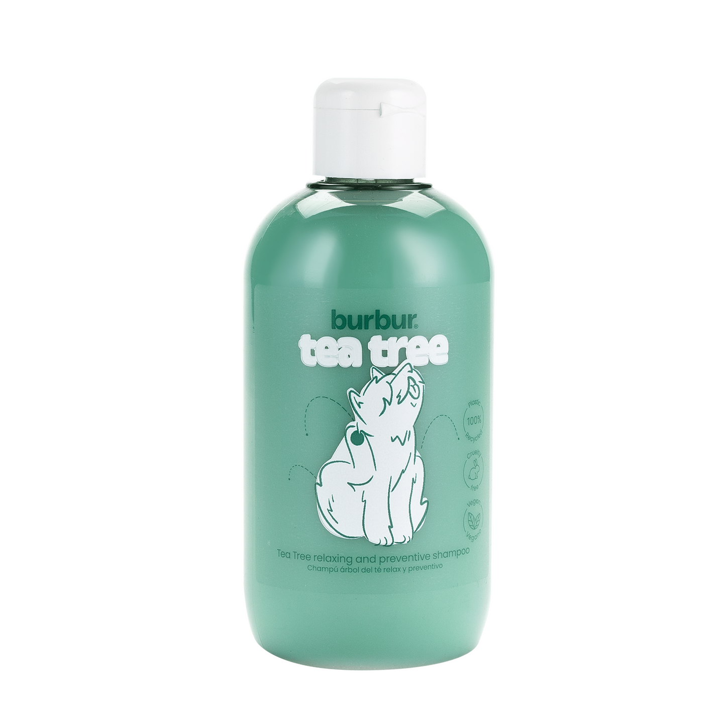Burbur - Shampoo Tea Tree - 400 ml - Woeff