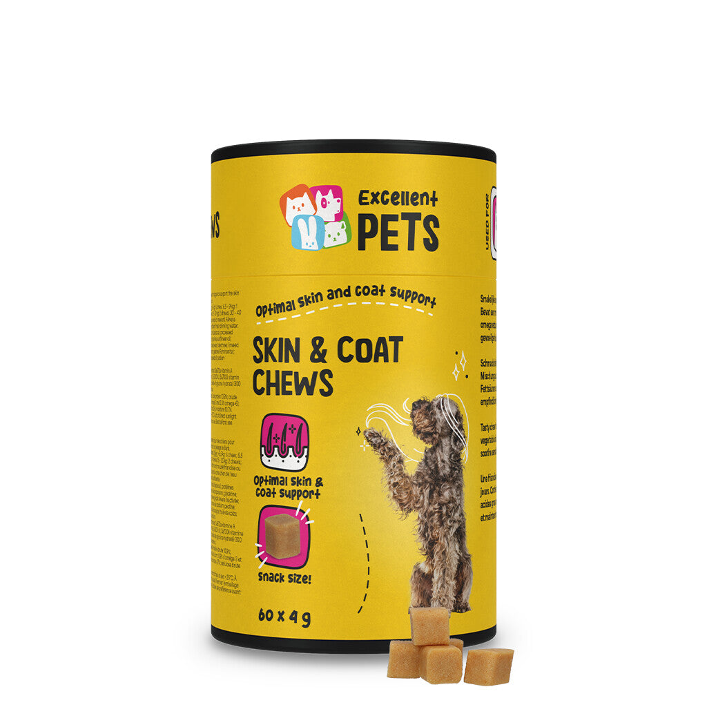 Excellent Pets - Skin & Coat Soft Chews - 60 st. - Woeff
