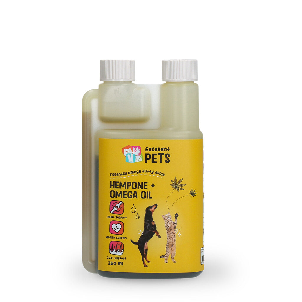 Excellent Pets - HempOne + Omega Oil - 250 ml - Woeff