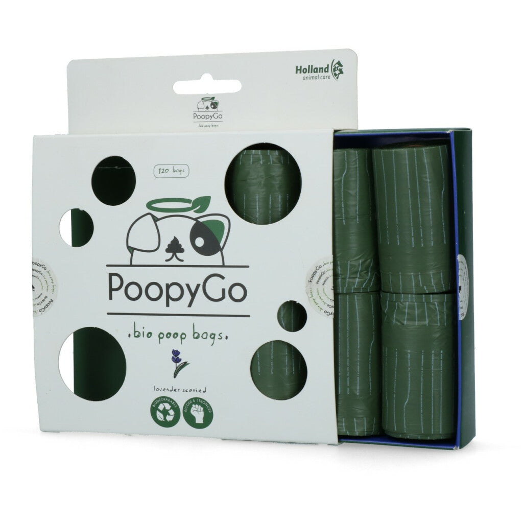 PoopyGo Eco Friendly 120st. Lavendel - Woeff