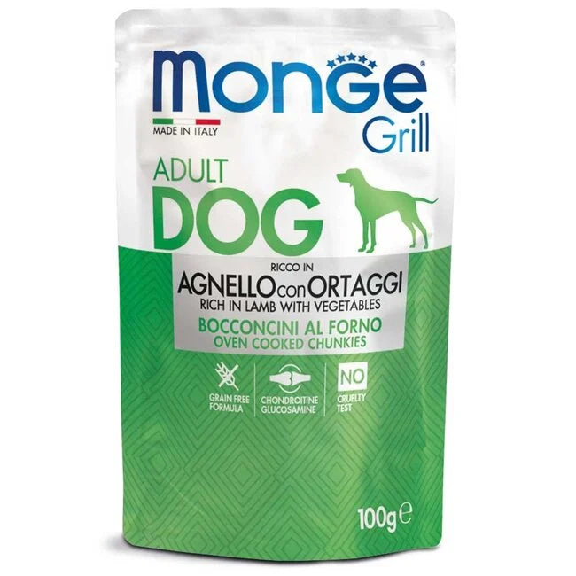 Monge Grill - Rijk aan Lam met Groenten - Adult - Woeff
