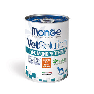 Vet Solution - Monoprotein Hypoallergeen - Paté met Eend - 400 gr - Woeff