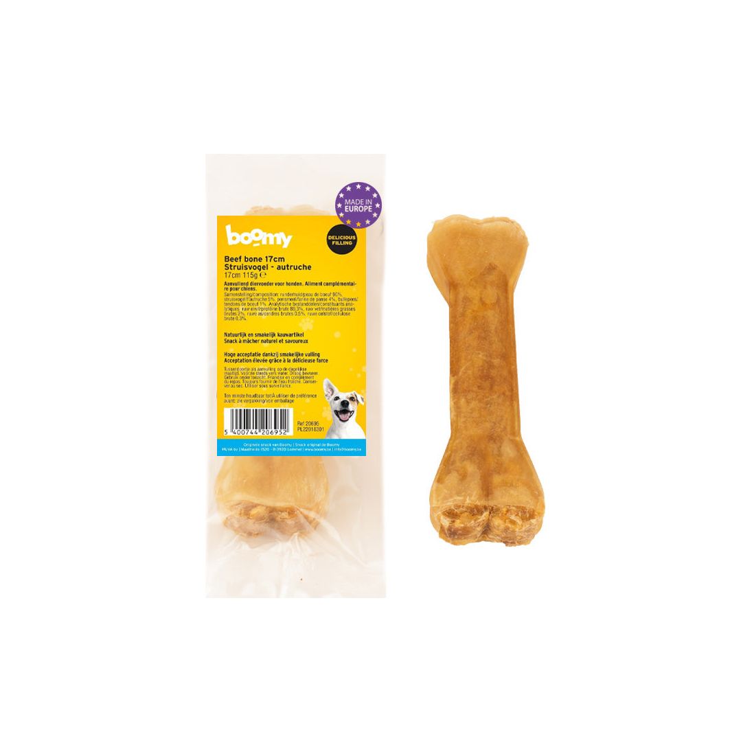 Beef Bone Struisvogel - Woeff