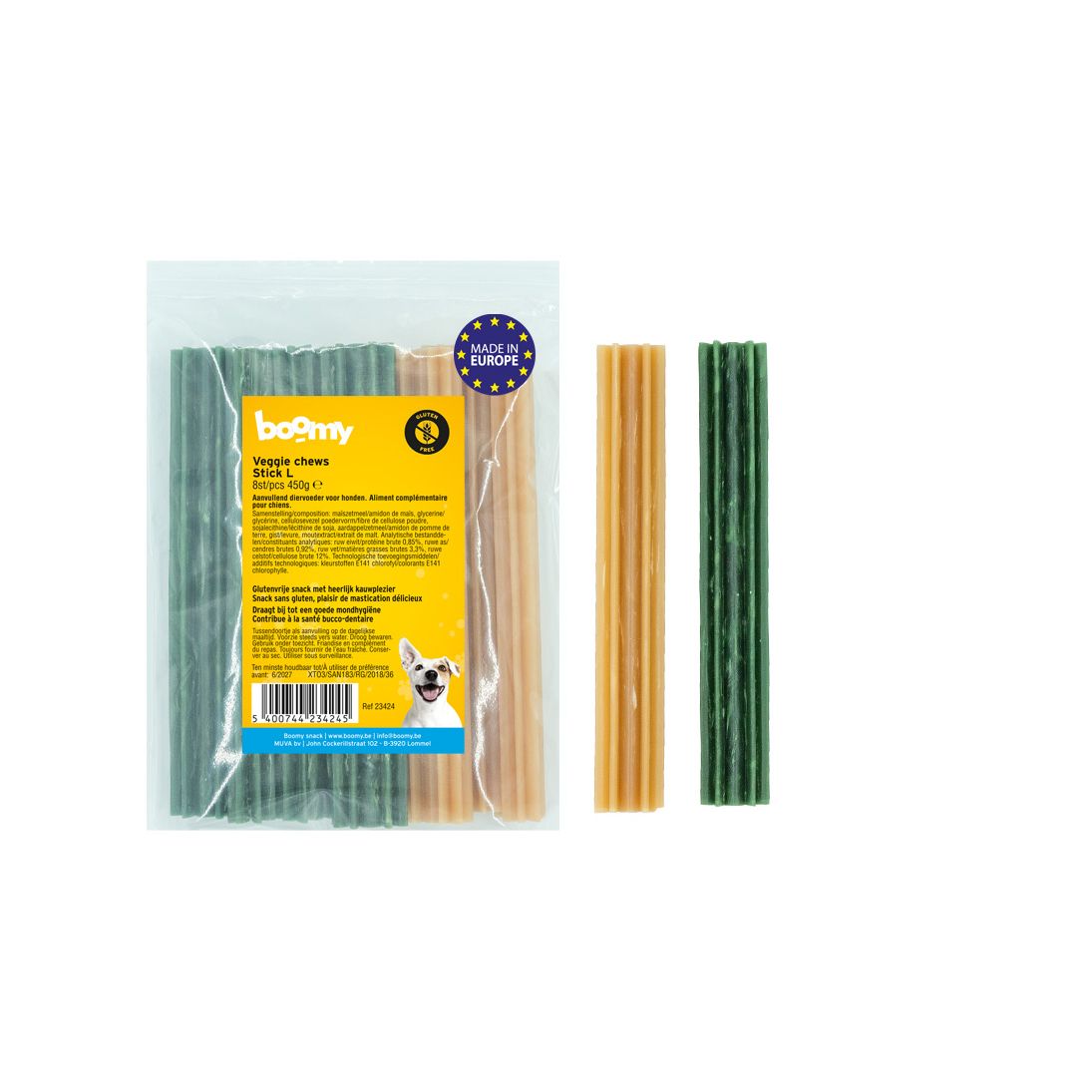 Veggie Chew Sticks S - XL - Woeff