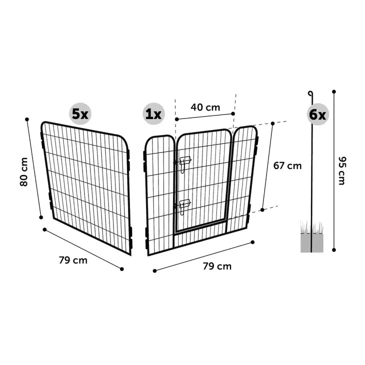 Kennel Zecta Zwart - Woeff