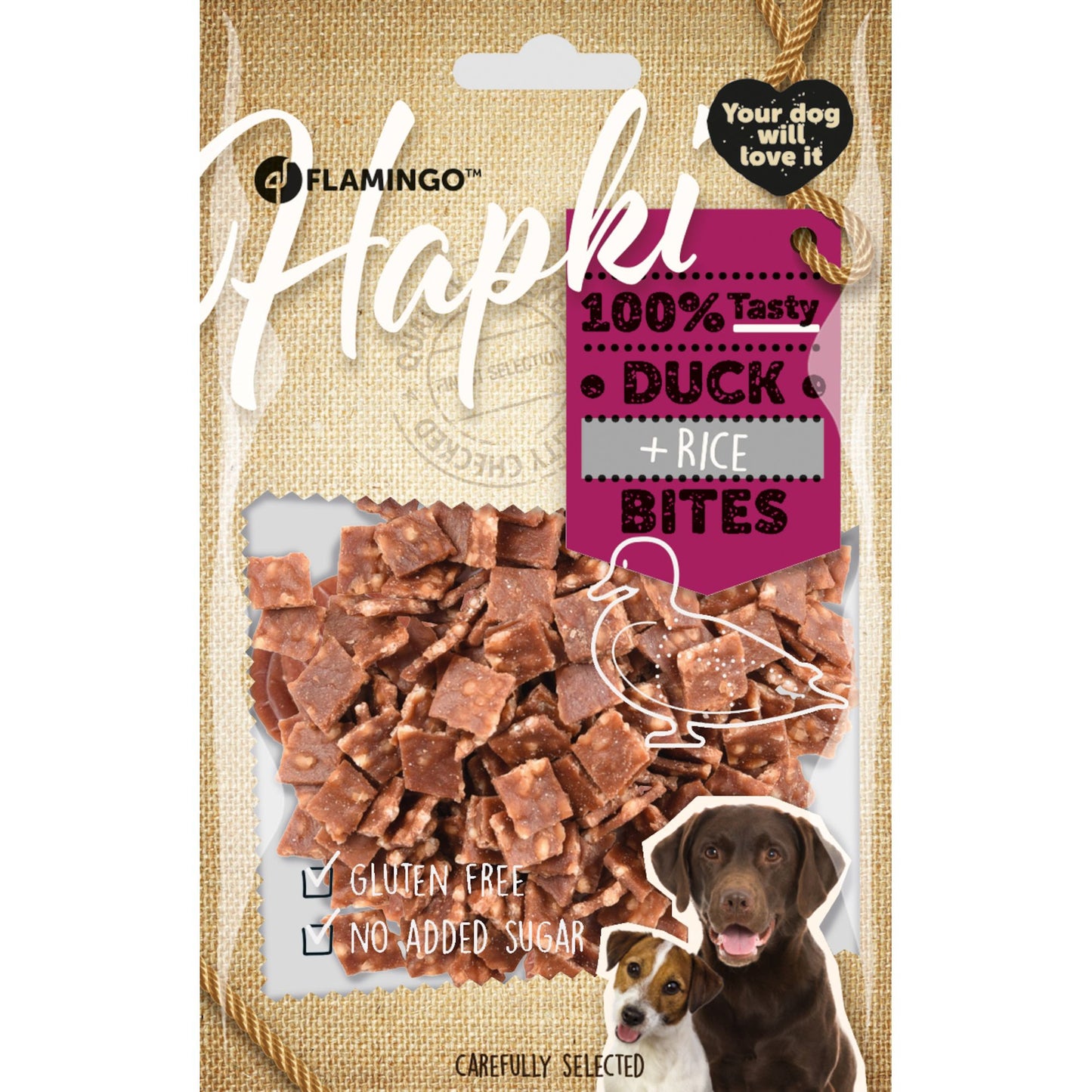 Hapki Blokjes - Konijn, Eend & Rijst, BBQ Chicken en Kip & Rijst – 85 g