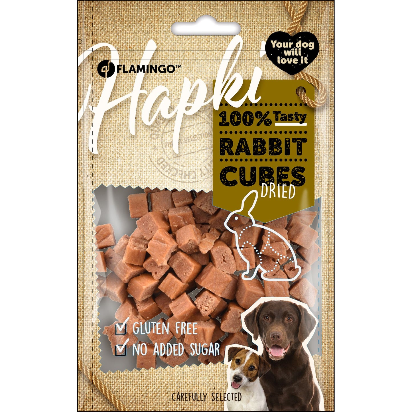 Hapki Blokjes - Konijn, Eend & Rijst, BBQ Chicken en Kip & Rijst – 85 g