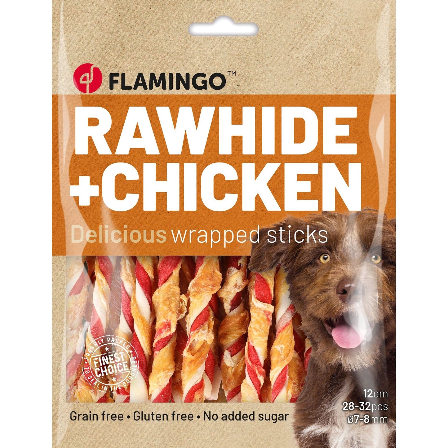 Rawhide Staaf Multicolor met Kip - 6 of 28-32 st. - Woeff