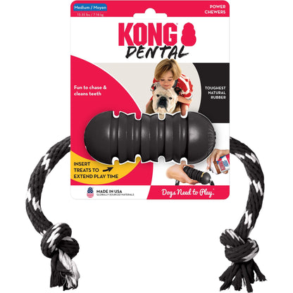 Kong Extreme met Touw & Cylinder - Woeff