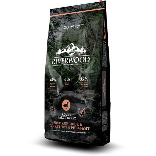 Riverwood - Adult Eend & Kalkoen met Fazant - 12kg