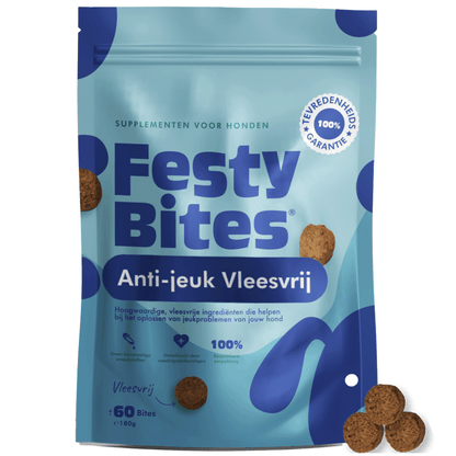 FestyBites - Anti-jeuk Vleesvrij - 60 Bites 180 gr - Woeff