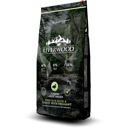 Riverwood - Junior Eend & Kalkoen met Fazant - 12kg