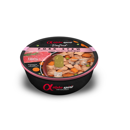 Alpha Spirit Realfood Complete Stew – Varken, Eend, Kip & Rund – 280 g