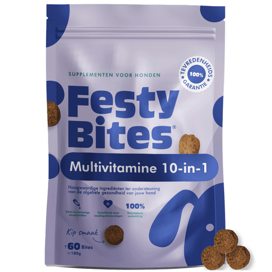 FestyBites - Multivitaminen 10-in-1 - 60 Bites 180 gr - Woeff