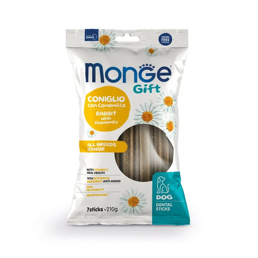 Monge Dental - Konijn met Kamille - Senior - Woeff