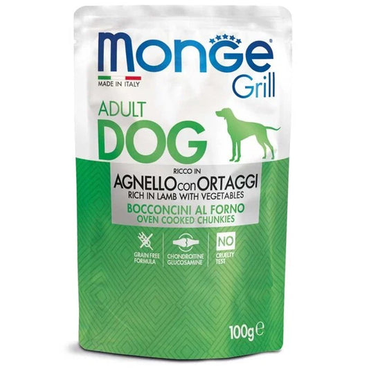 Monge Grill - Rijk aan Lam met Groenten - Adult - Woeff