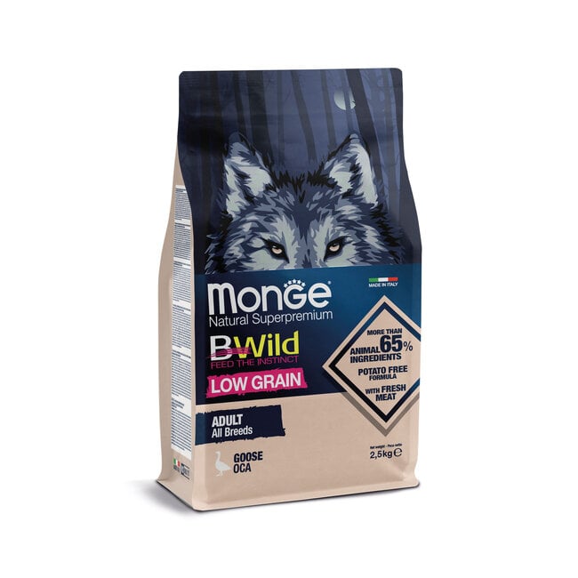 Bwild Low Grain - Alle Rassen Adult Gans - 2.5-15 kg - Woeff