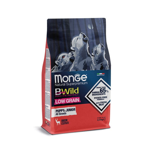 Bwild Low Grain - Alle Rassen Puppy & Junior Hert - 2.5-15 kg - Woeff