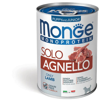 Monoprotein Paté Lam – Puppy & Junior – 150/400 g