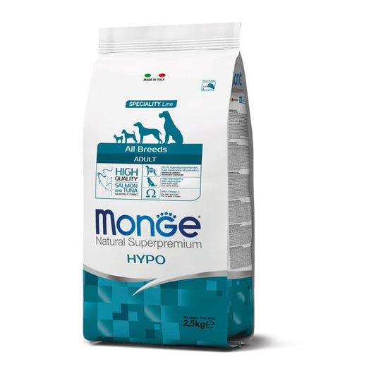 Monoprotein - Alle Rassen Adult Hypoallergeen met Zalm en Tonijn - 2.5-15 kg - Woeff