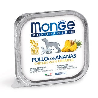 Monoprotein - Paté 100% Kip met Ananas - 150-400 gr - Woeff