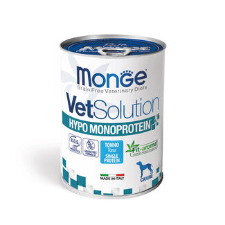 Vet Solution - Monoprotein Hypoallergeen -  Paté met Tonijn - 400 gr - Woeff